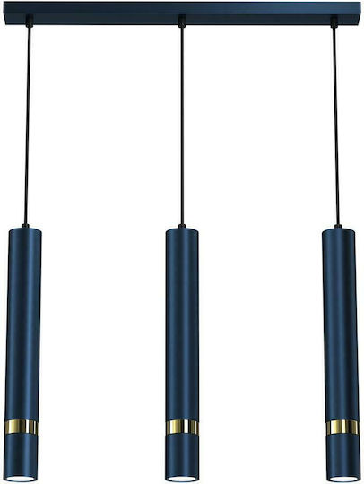 Eko Light Joker Lustră Suspendată Albastru 60cm.