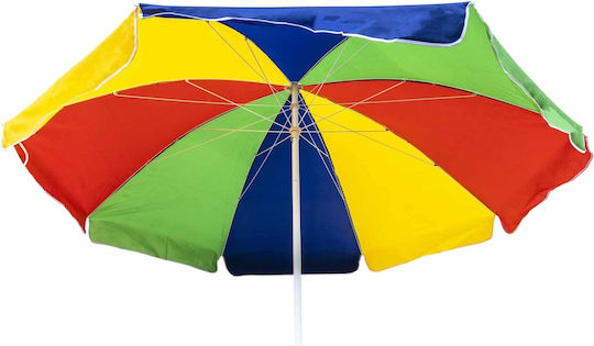 Metallic Multicolour Garden & Terrace Parasol 3x2.6m
