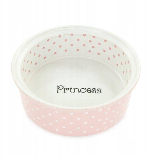 Barry King Ceramic Food Bowl for Dog & Cat in Pink Colour