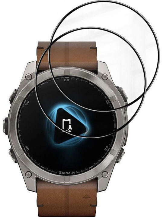 Techsuit Nano Flex Screen Protector για το Garmin Fenix 8 / Fenix 8 Pro 51mm 2τμχ