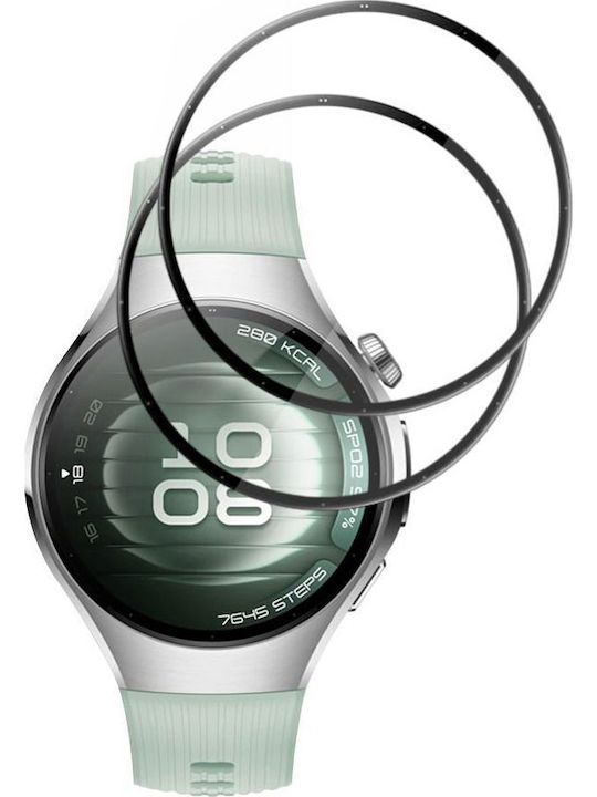 Techsuit Nano Flex Vollflächig Gehärtetes Glas Für Huawei Watch 5 42mm 2Stück