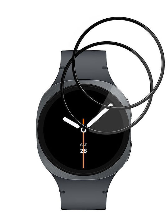 Techsuit Nano Flex Vollflächig Gehärtetes Glas Für Galaxy Watch8 40mm 2Stück