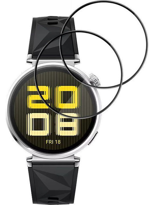 Techsuit Nano Flex Full Face Tempered Glass for Huawei Watch GT 2 Pieces