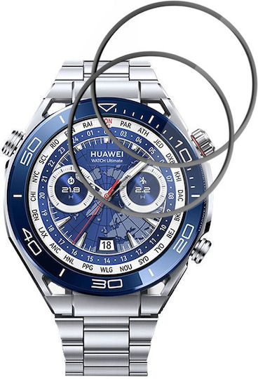 Techsuit Nano Flex Full Face Tempered Glass για το Huawei Watch Ultimate 2τμχ
