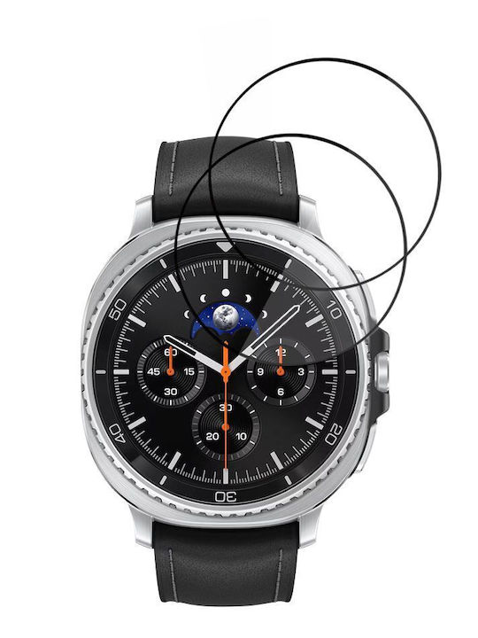 Techsuit Nano Flex Vollflächig gehärtetes Glas für Samsung Galaxy Watch8 Classic 2 Stück