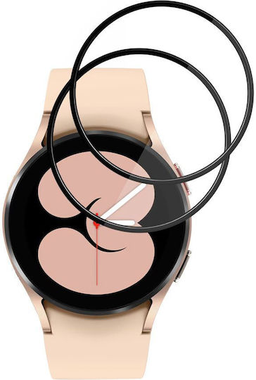 Techsuit Nano Flex Закалено Стъкло За Цялото Лице За Samsung Galaxy Watch4 40mm 2бр