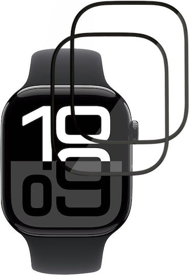 Techsuit Nano Flex Displayschutzfolie Für Apple Watch 10 46mm / 11 46mm 2 Stück
