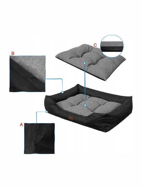 Hobbydog Hundebett Rund Schwarz