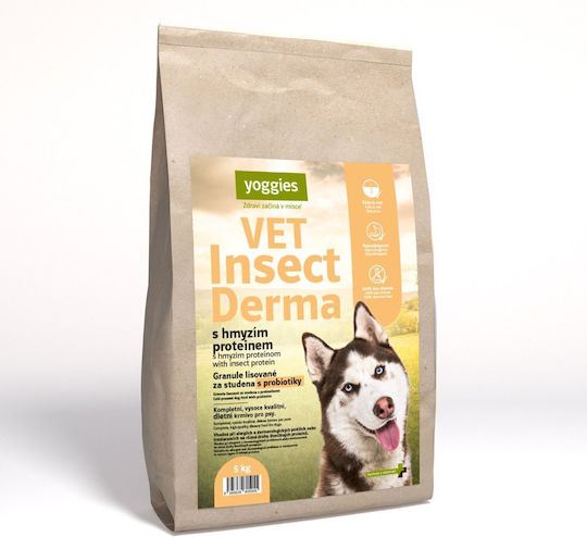 Dry Dog Food Vet Insect Derma Insect Protein & Probiotics Cold Pressed Yoggies Normal 5 Kg