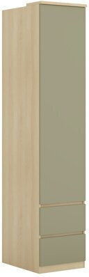 Nolcala 119 Μονόφυλλη Ντουλάπα με Καθρέπτη 45x60x217cm Nolcala 119 Μονόφυλλη Ντουλάπα με Καθρέπτη 45x60x217cm