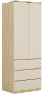 Nolcala 110 Dulap Ușă Dublă cu Oglindă 80x60x215cm