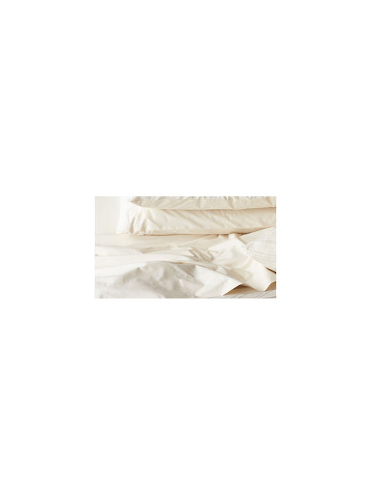 Valeria Home Μαξιλαροθήκη Λευκή 40x80εκ.