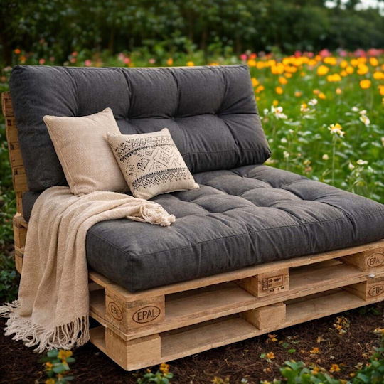 Pucioasa Sofa Pallet Anthracite Grey 2 Pieces