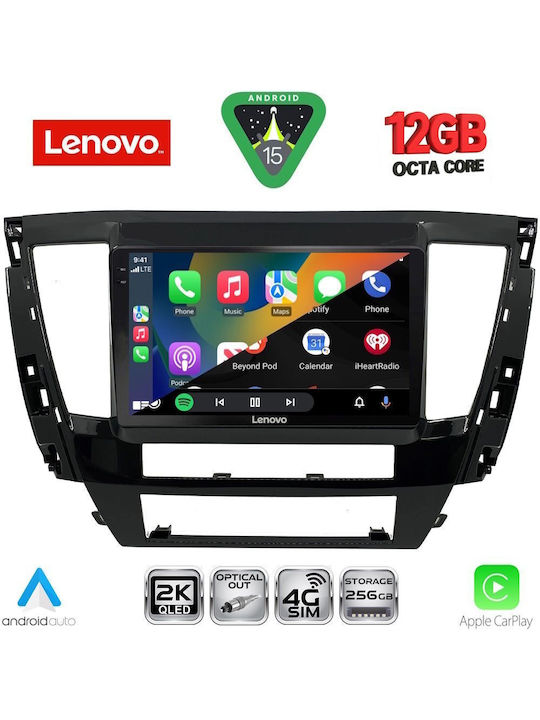 Lenovo Car Audio System for Mitsubishi Pajero BMW X1 / X3 / X4 2020 (Bluetooth/USB/WiFi/GPS/Apple CarPlay/Android Auto) with 9" Touch Screen