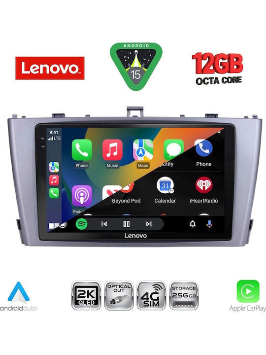 Lenovo Car Audio System for Toyota Avensis BMW X1 / X3 / X4 2009-2015 Bluetooth USB WiFi GPS Apple CarPlay Android Auto with 9" Touch Screen