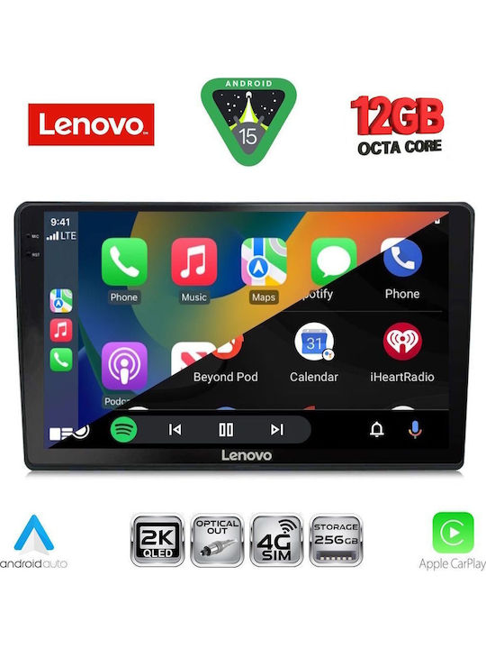 Lenovo Lenovo Auto-Audiosystem für BMW X1 / X3 / X4 Alfa Romeo Spinne / Brera 2004-2012 mit Touchscreen 9 Zoll Bluetooth / USB / WiFi / GPS / Apple CarPlay / Android Auto