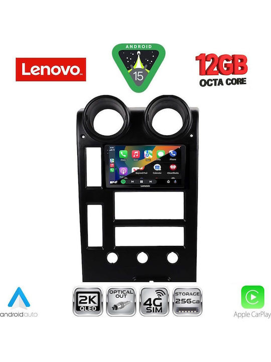 Lenovo Car Audio System for BMW X1 / X3 / X4 Hummer H2 2001-2007 (Bluetooth/USB/WiFi/GPS/Apple CarPlay/Android Auto) with 9" Touch Screen