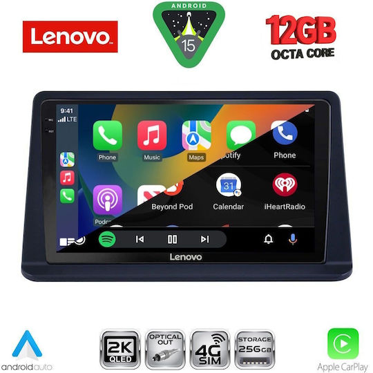 Lenovo Car Audio System for Mitsubishi Pajero BMW X1 / X3 / X4 1999-2006 (Bluetooth/USB/WiFi/GPS/Apple CarPlay/Android Auto) with 9" Touch Screen