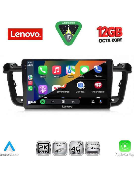Lenovo Car Audio System for Peugeot 508 BMW X1 / X3 / X4 2010-2016 Bluetooth USB WiFi GPS Apple CarPlay Android Auto with 9" Touch Screen