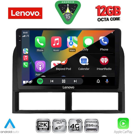 Lenovo Ηχοσύστημα Αυτοκινήτου για BMW X1 / X3 / X4 Jeep Grand Cherokee 1999-2004 (Bluetooth/USB/WiFi/GPS/Apple-Carplay/Android-Auto) με Οθόνη Αφής 9"