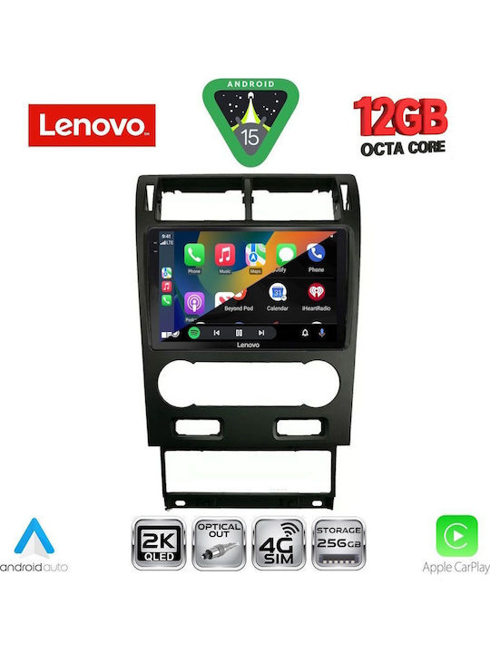 Lenovo Car Audio System for BMW X1 / X3 / X4 Ford Mondeo 2003-2006 Bluetooth USB WiFi GPS Apple CarPlay Android Auto with 9" Touch Screen