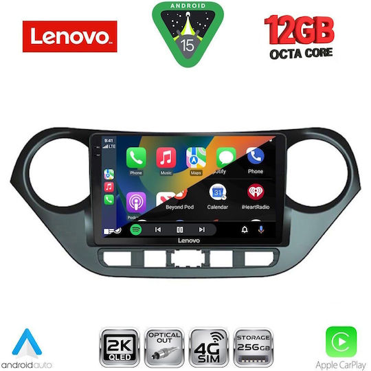 Lenovo Lenovo Auto-Audiosystem für BMW X1 / X3 / X4 Hyundai i10 2014-2020 Bluetooth USB Eingebautes Wi-Fi GPS Apple CarPlay Android Auto mit 9 Zoll Touchscreen SSZ 12224_CPA