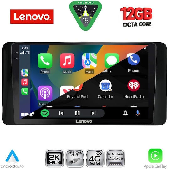 Lenovo Car Audio System for BMW X1 X3 X4 Skoda Kamiq 2018 with Touch Screen 10" Bluetooth USB Wi-Fi GPS Apple CarPlay Android Auto Lenovo SSZ 12586 CPA