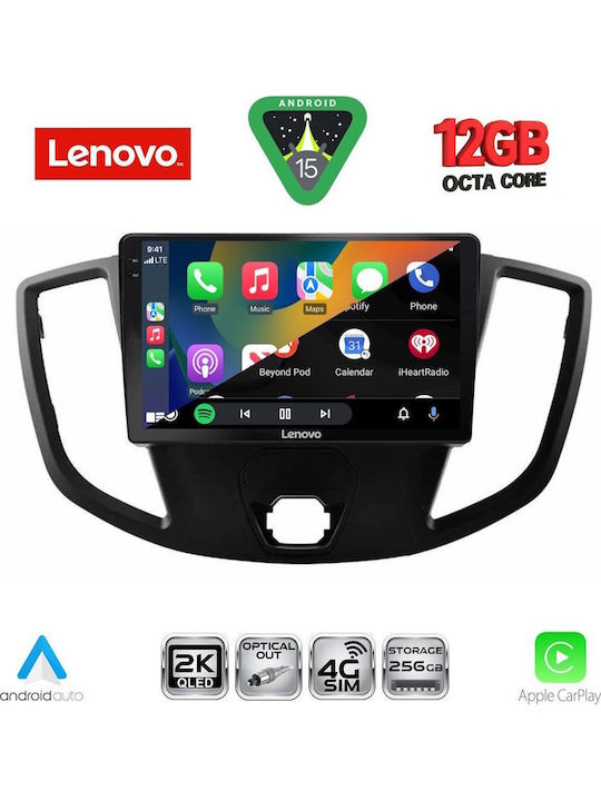 Lenovo Car Audio System for BMW X1 / X3 / X4 Ford Transit 2014-2020 (Bluetooth/USB/WiFi/GPS/Apple CarPlay/Android Auto) with 9" Touch Screen