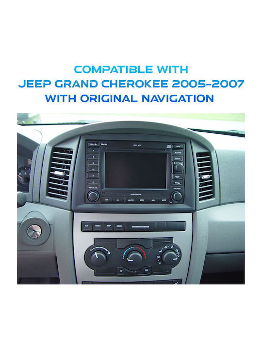 Lenovo Car Audio System for BMW X1 / X3 / X4 Jeep Grand Cherokee 2005-2007 (Bluetooth/USB/WiFi/GPS/Apple CarPlay/Android Auto) with 10" Touch Screen