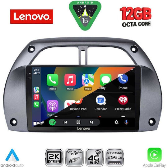 Lenovo Car Audio System for Toyota RAV 4 BMW X1 / X3 / X4 2000-2006 with A/C (Bluetooth/USB/WiFi/GPS/Apple CarPlay/Android Auto) with 9" Touch Screen
