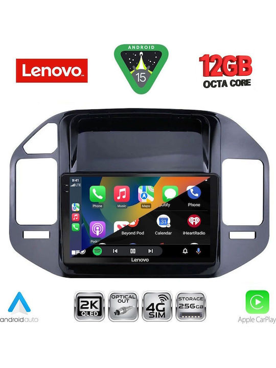 Lenovo Car Audio System for Mitsubishi Pajero BMW X1 / X3 / X4 1999-2006 (Bluetooth/USB/WiFi/GPS/Apple CarPlay/Android Auto) with 9" Touch Screen