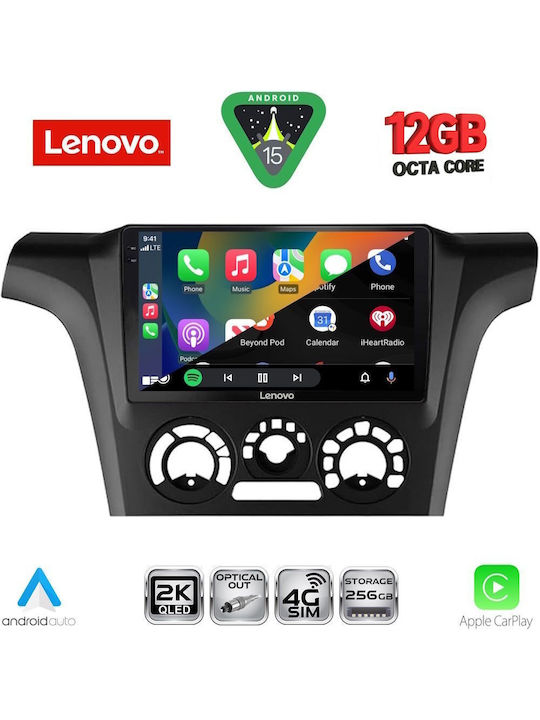 Lenovo Car Audio System for Mitsubishi Outlander BMW X1 / X3 / X4 2001-2005 with A/C Bluetooth USB WiFi GPS Apple CarPlay Android Auto with 9" Touch Screen