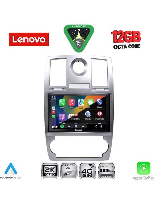Lenovo Car Audio System for BMW X1 / X3 / X4 Chrysler 300C 2005-2010 (Bluetooth/USB/WiFi/GPS/Apple CarPlay/Android Auto) with 9" Touch Screen