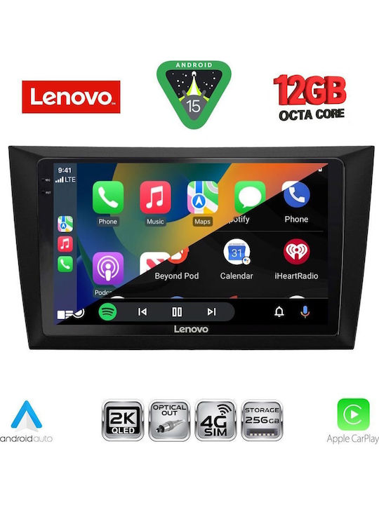 Lenovo Car Audio System for BMW X1 / X3 / X4 Volkswagen Golf 2009-2012 Bluetooth USB WiFi GPS Apple CarPlay Android Auto with 9" Touch Screen