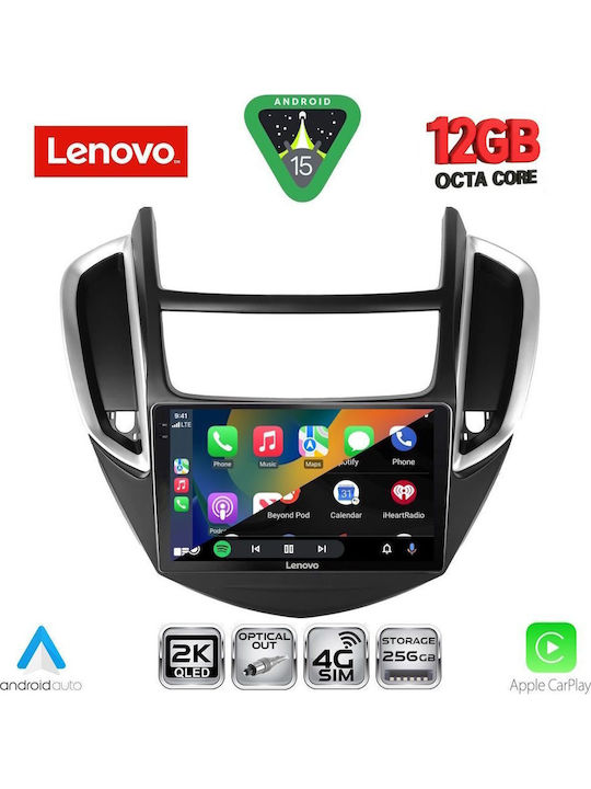 Lenovo Car Audio System for BMW X1 / X3 / X4 Chevrolet Trax 2014-2022 (Bluetooth/USB/WiFi/GPS/Apple CarPlay/Android Auto) with 9" Touch Screen