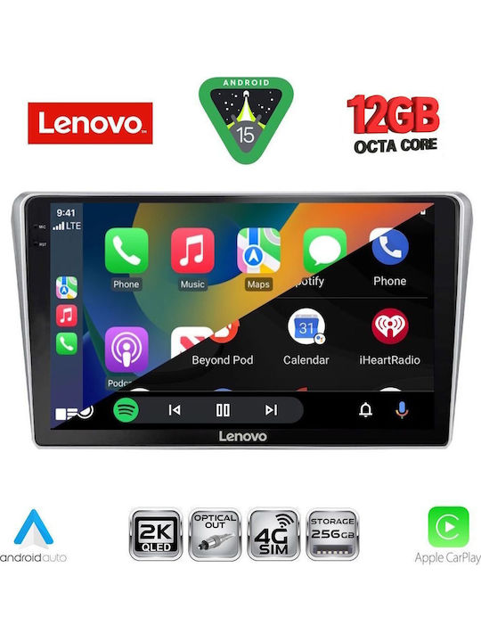 Lenovo Car Audio System for Toyota Avensis BMW X1 / X3 / X4 2003-2009 Bluetooth USB WiFi GPS Apple CarPlay Android Auto with 9" Touch Screen