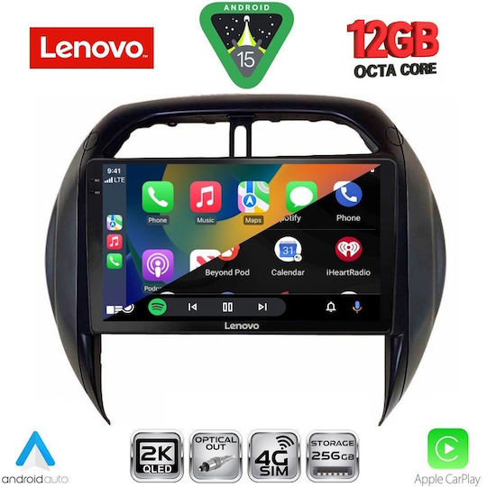 Lenovo Ηχοσύστημα Αυτοκινήτου για Toyota RAV 4 BMW X1 / X3 / X4 2000-2006 με Clima (Bluetooth/USB/WiFi/GPS/Apple-Carplay/Android-Auto) με Οθόνη Αφής 9"