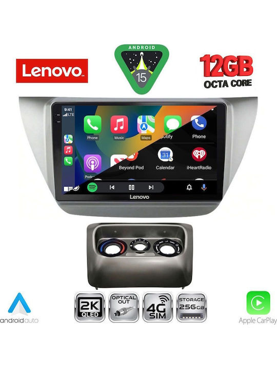Lenovo Car Audio System for Mitsubishi Lancer BMW X1 / X3 / X4 2000-2007 (Bluetooth/USB/WiFi/GPS/Apple CarPlay/Android Auto) with 9" Touch Screen