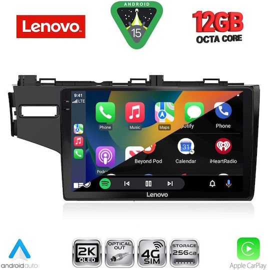 Lenovo Ηχοσύστημα Αυτοκινήτου για BMW X1 / X3 / X4 Honda Jazz 2013-2019 (Bluetooth/USB/WiFi/GPS/Apple-Carplay/Android-Auto) με Οθόνη Αφής 10"