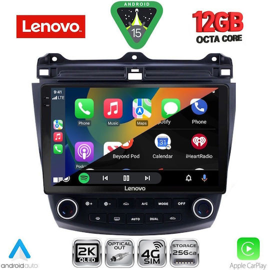 Lenovo Lenovo Auto-Audiosystem für BMW X1 / X3 / X4 Honda Accord 2003-2007 Bluetooth USB Eingebautes Wi-Fi GPS Apple CarPlay Android Auto mit 10" Touchscreen SSZ 12182_CPA