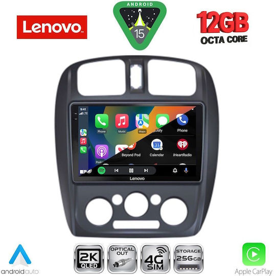 Lenovo Ηχοσύστημα Αυτοκινήτου για BMW X1 / X3 / X4 Mazda 323 1998-2004 (Bluetooth/USB/WiFi/GPS/Apple-Carplay/Android-Auto) με Οθόνη Αφής 9"