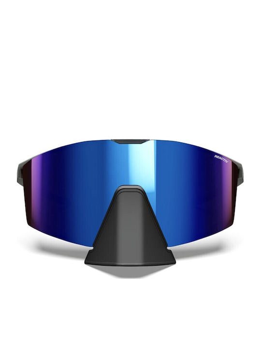 Julbo Cover Unisex Sunglasses with Black Frame with Mirror Lens J5883651