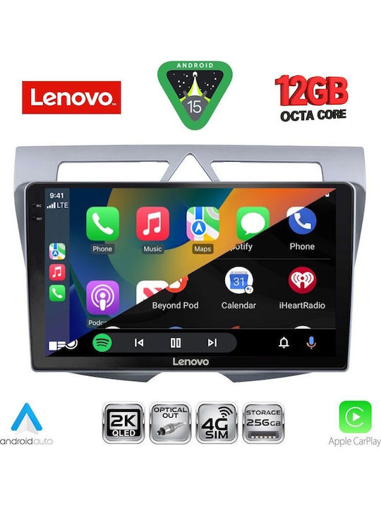 Lenovo Car Audio System for BMW X1 / X3 / X4 Kia Picanto 2008-2011 (Bluetooth/USB/WiFi/GPS/Apple CarPlay/Android Auto) with 9" Touch Screen