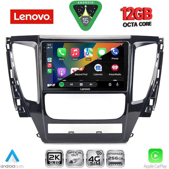 Lenovo Car Audio System for Mitsubishi Pajero BMW X1 / X3 / X4 2013-2020 (Bluetooth/USB/WiFi/GPS/Apple CarPlay/Android Auto) with 9" Touch Screen