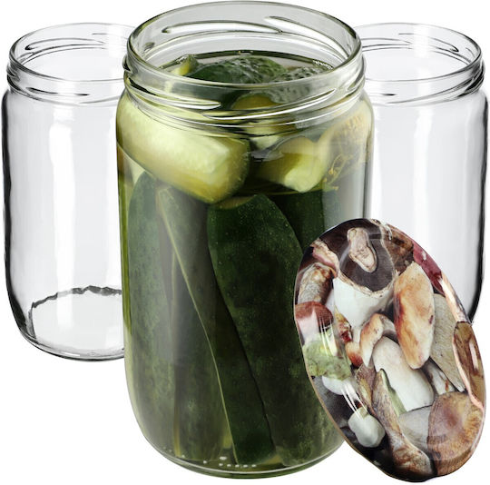 Kadax Glas Gefäß 720ml (8 Stück)