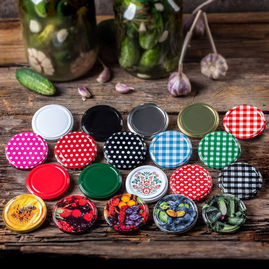 Kadax Glass Jar with Lid 900ml (8pcs)
