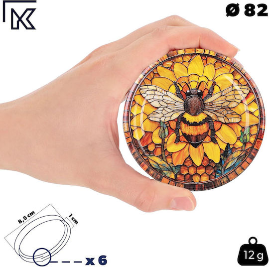Kadax Glas Gefäß 580ml (8 Stück)
