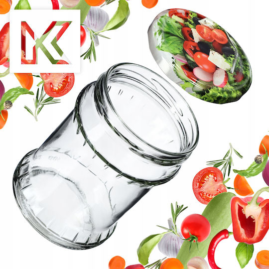 Kadax Βαζάκι Γυάλινο 500ml (8τμχ)