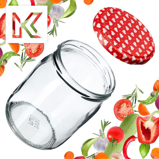 Kadax Βαζάκι Γυάλινο 540ml (8τμχ)