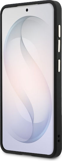 Guess Rückseitenhülle Kunststoff Leder Silikon Schwarz für Galaxy S26+